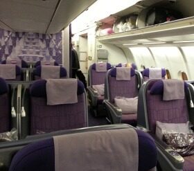 Airline Review: EVA Air – Business Class (Boeing 777-300ER Royal Laurel Class with True Flat Beds) : Taipei – Bangkok (BR 67)