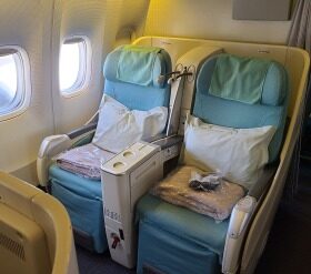 Airline Review: Korean Air – Business Class (Boeing 777-300 with Lie Flat Seats): Seoul – Las Vegas (KE 5)